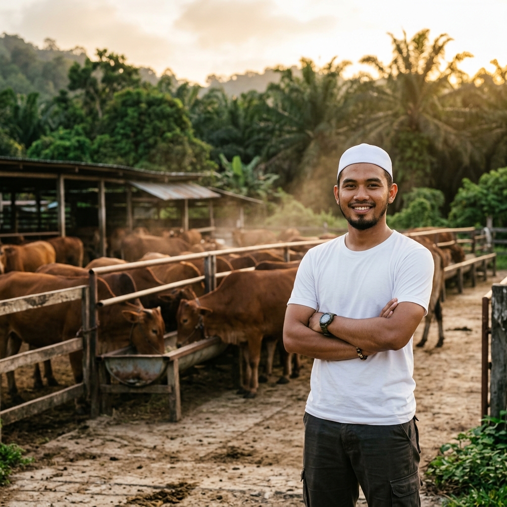 Ternakan Lembu Korban Sihat dan Patuh Syarak - Pemantauan Dokan Veterinar Berlesen