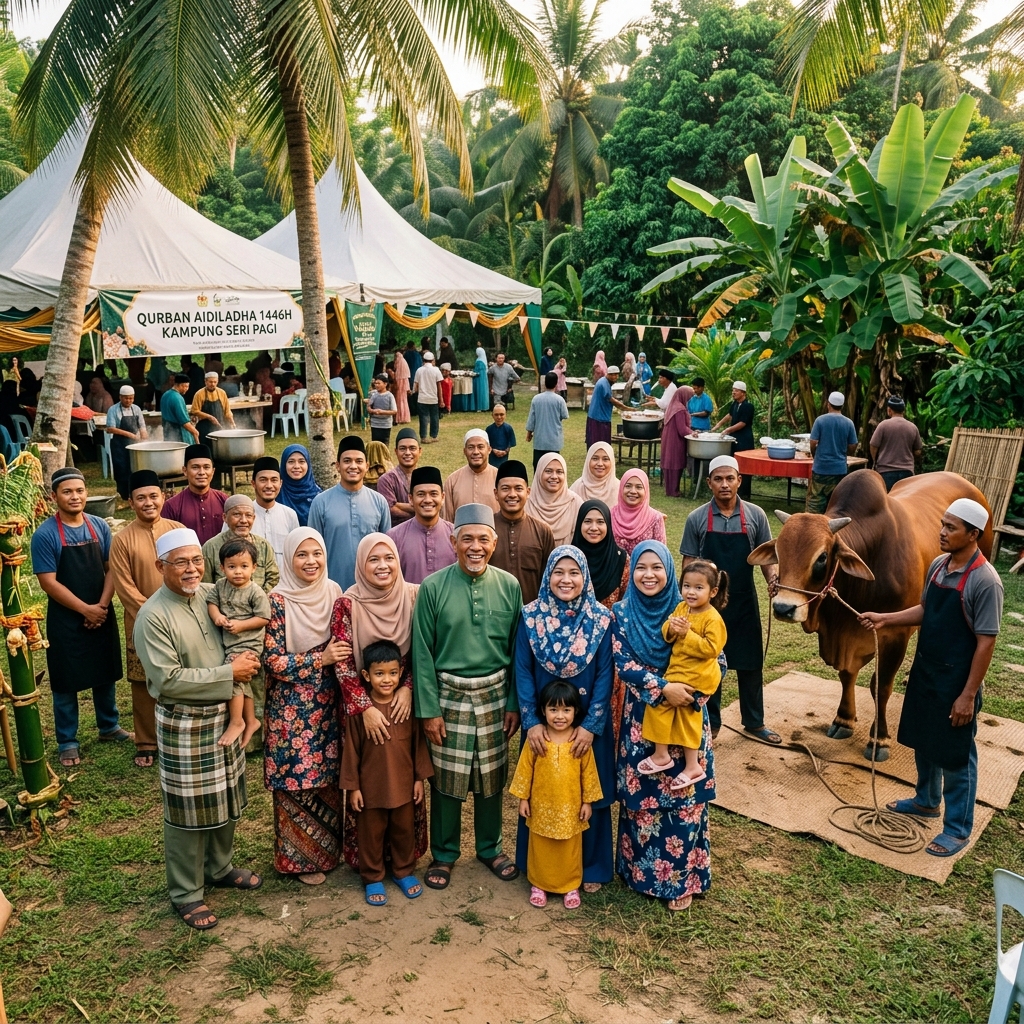 Pakej Lembu Korban Bahagian 7 Orang Berkelompok - LembuKorban Kuala Selangor
